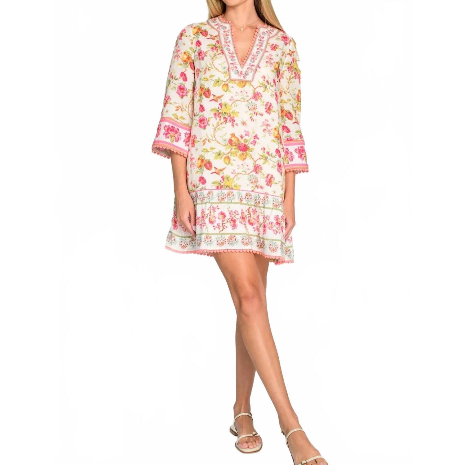 New Elizabeth James The Label Lucy Dress In English Gardens
